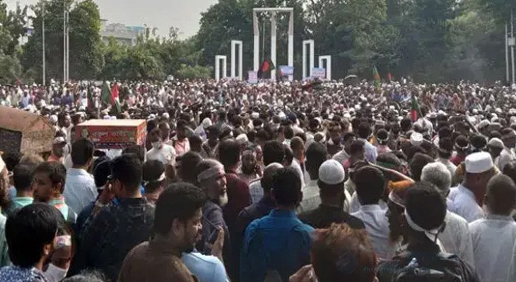 দাবি আদায়ে শহীদ মিনারে আমরণ অনশনে এমপিওভুক্ত শিক্ষকরা